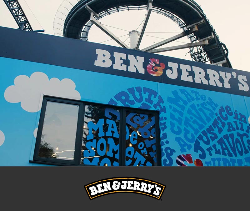 Fit Out UK working with Ben & Jerrys