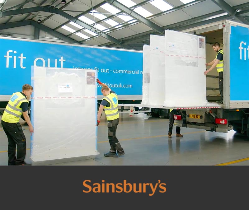 Fit Out UK working with Sainsburys